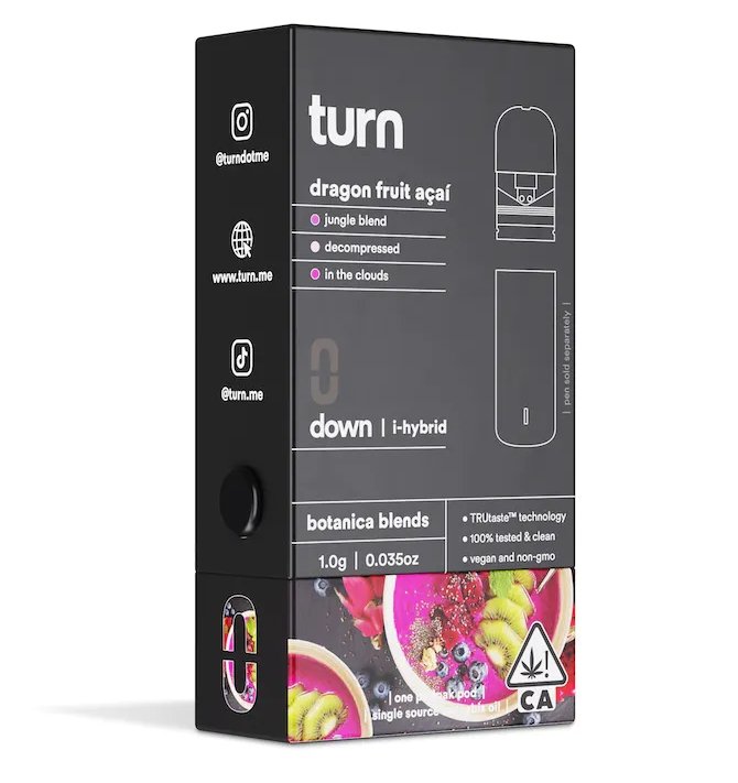 Turn Pods - Dragon Fruit Açaí 1G Pod