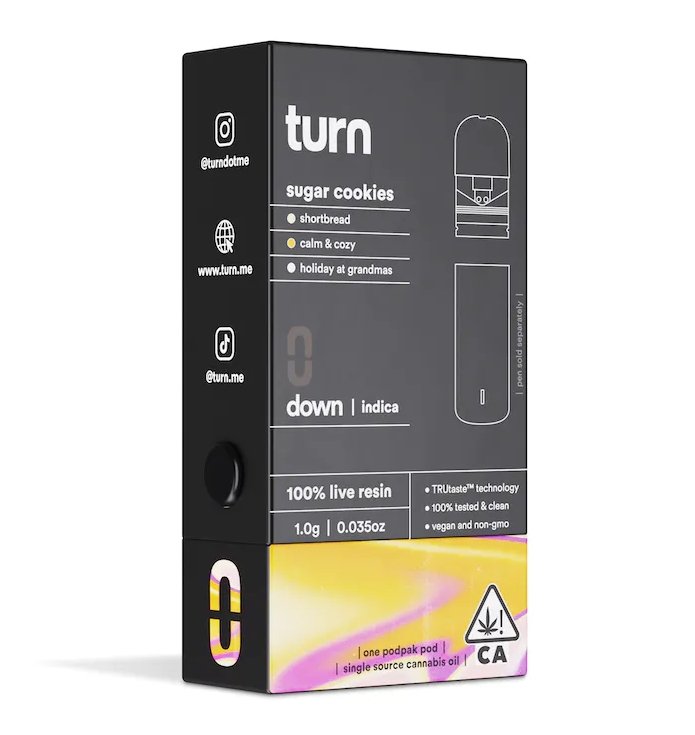 Turn Pods Sugar Cookies1G Pod